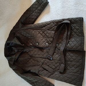 Lighter weight quilted coat by talbots